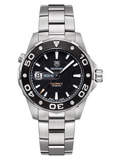 Tag Heuer Aquaracer Automatic 500M Calibre 5 waj2110.ba0870 Wat - Click Image to Close